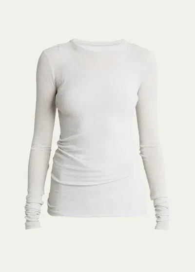 Proenza Schouler Roger Layered Top In Pale Grey