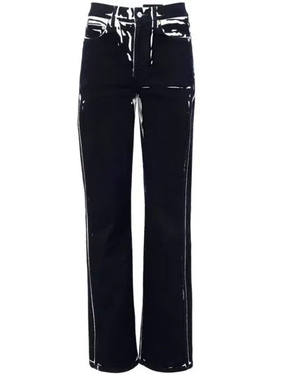 Proenza Schouler Ryman Straight Jeans In Black  