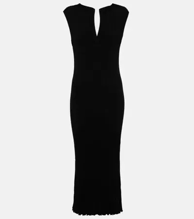 Proenza Schouler Tatum Midi Dress In Schwarz