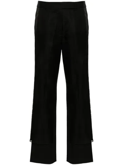 Proenza Schouler Teddy Trousers In 黑色