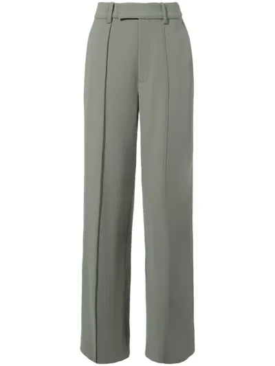 Proenza Schouler Weyes Pant In Matte Double Crepe In Green