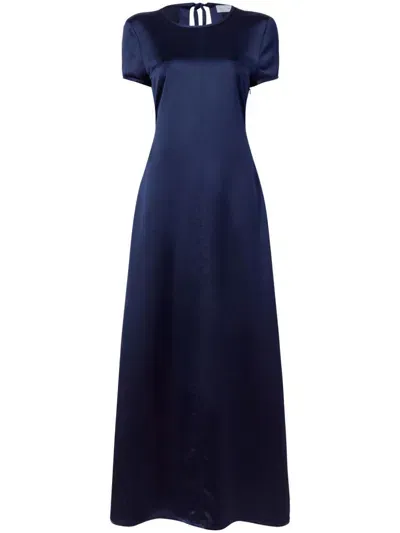 Proenza Schouler White Label Delphine Maxi Dress In Blue