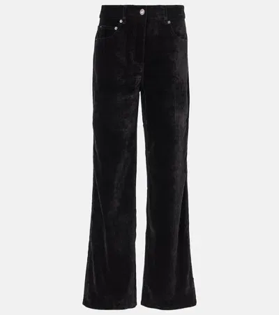 Proenza Schouler White Label Donovan Chenille Wide-leg Pants In Black