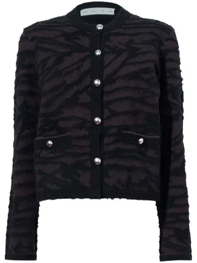 Proenza Schouler White Label Josephine Jacket In Hickoryblack