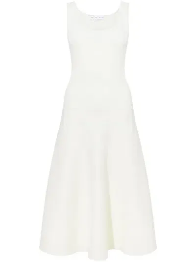 Proenza Schouler White Label Lucia Knitted Dress In White