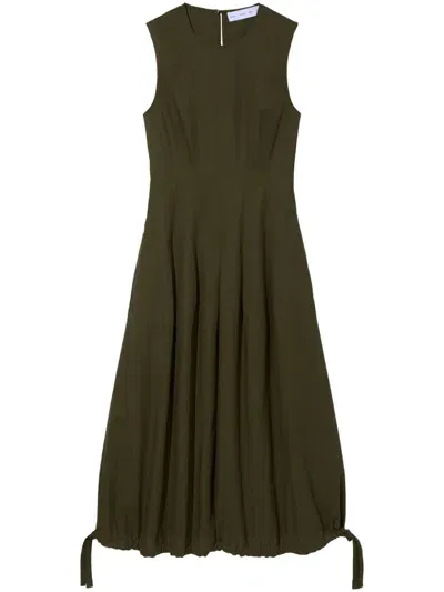 Proenza Schouler White Label Marley Dress In Green