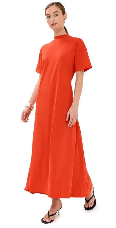 Proenza Schouler White Label Noelle Dress In Jersey Poppy