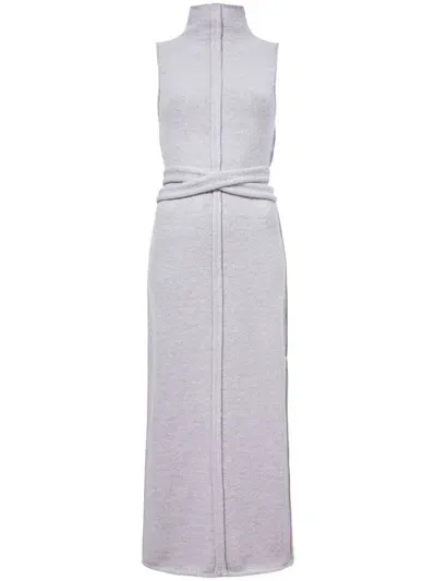 Proenza Schouler White Label Zola Knitted Dress In Grey