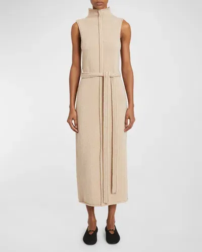 Proenza Schouler White Label Zola Mock-neck Maxi Dress In Birch