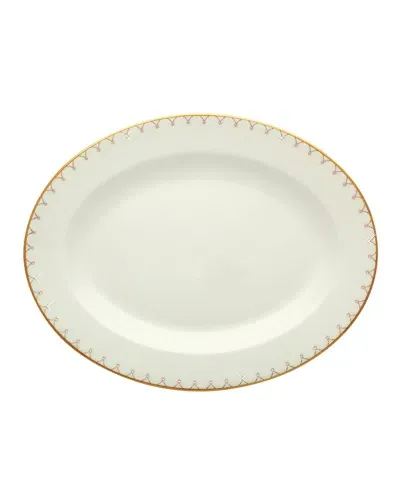 Prouna Princess 14" Oval Platter In Gold