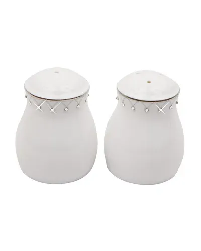 Prouna Princess Salt & Pepper Shakers In Platinum