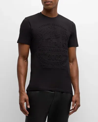 Prps Men's Gallicia Embossed T-shirt In Black