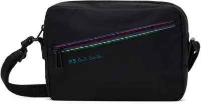 Ps By Paul Smith Black Xbody Bag In 79