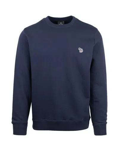 Ps By Paul Smith Ps Paul Smith Zebra Logo Embroidered Sweatshirt In Navy