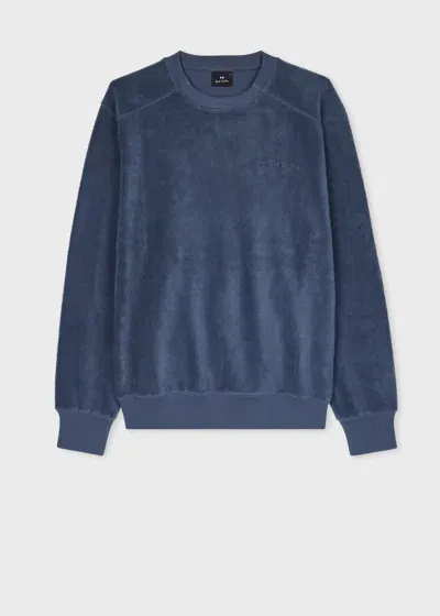 Ps By Paul Smith Slate Blue Fleece Sweatshirt Grey