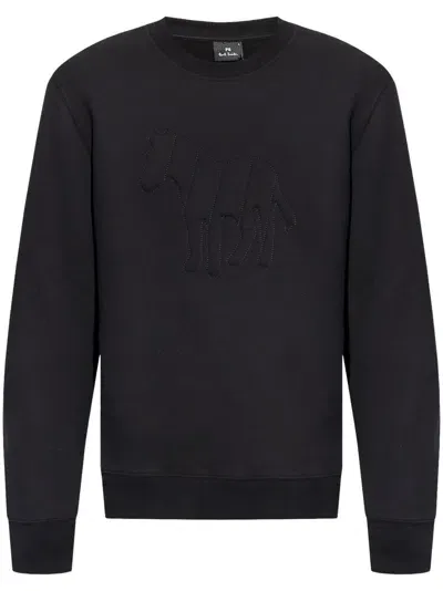 Ps By Paul Smith Zebra Sweatshirt In Schwarz