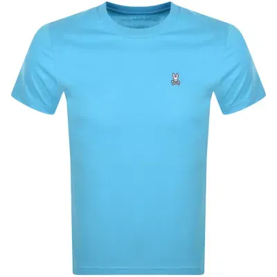 Psycho Bunny Classic Crew Neck T Shirt Blue