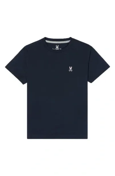 Psycho Bunny Kids' Cotton T-shirt In Navy