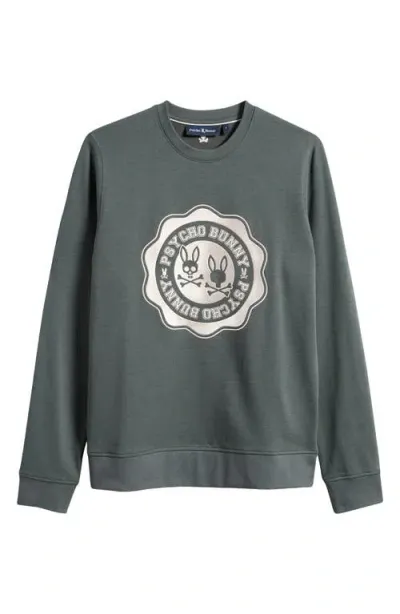 Psycho Bunny London Embroidered Sweatshirt In 022 Urban Chic