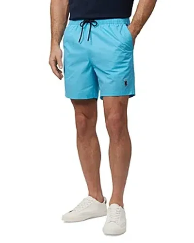 Psycho Bunny Malta Hydrochromic 5.75 Swim Trunks In Aquarius