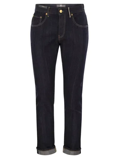 Pt Torino Breakbeat - Straight-leg Jeans In Navy