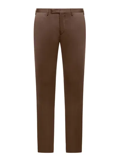 Pt Torino Casual Trousers In Dark Brown