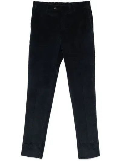 Pt Torino Corduroy Trousers In Blue