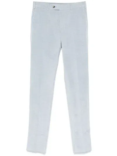 Pt Torino Corduroy Trousers In Blue