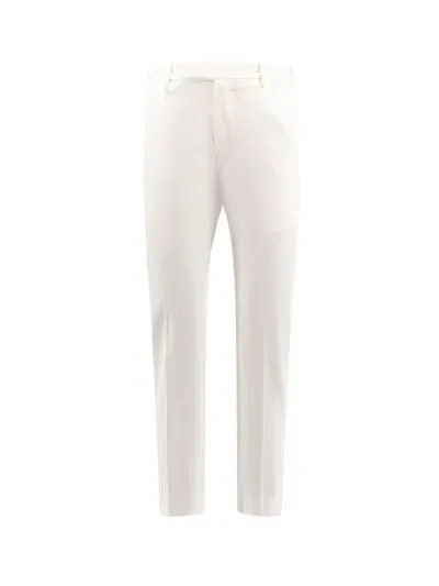 Pt Torino Cotton Trouser In White