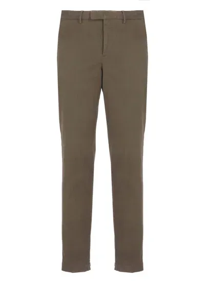 Pt Torino Cotton Trousers In Non Definito