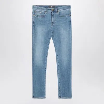 Pt Torino Denim Light Denim Skinny Jeans In Blue