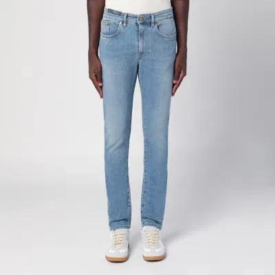 Pt Torino Denim Light Denim Skinny Jeans In Light Blue