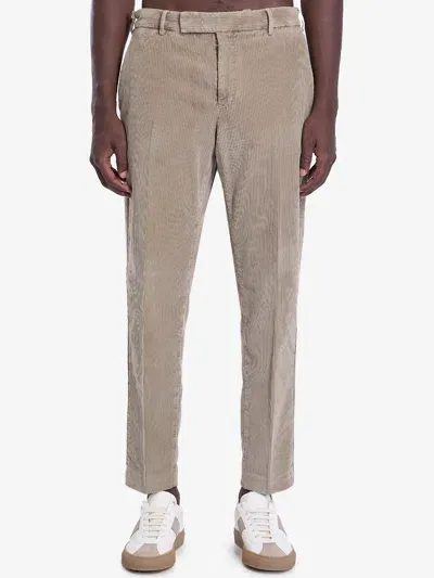 Pt Torino Edge Trousers In Beige