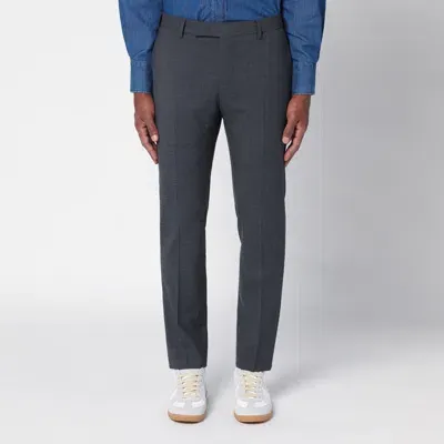 Pt Torino Grey Wool Trousers