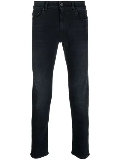 Pt Torino Low-rise Skinny Jeans In Blue