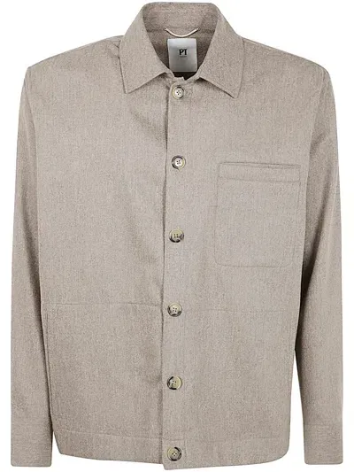 Pt Torino Man Jacket Relaxed Fit In Nude & Neutrals