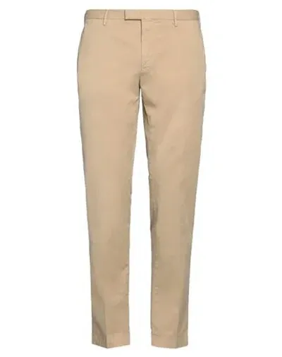 Pt Torino Slim-cut Cotton Chino Trousers In Beige