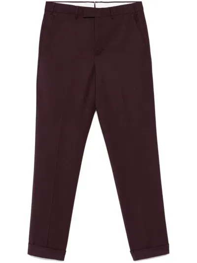 Pt Torino Master Chino Trousers In Purple