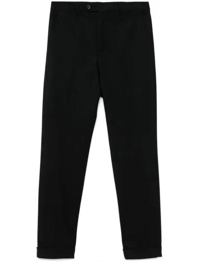 Pt Torino Master Trousers In Black