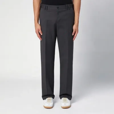 Pt Torino Michael Anthracite Grey Cotton Trousers