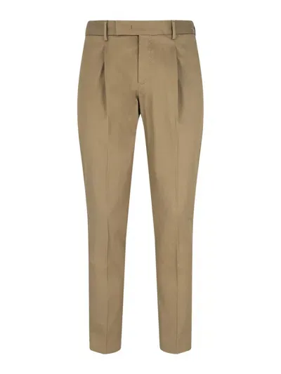 Pt Torino Pantaloni Pinces In Beige