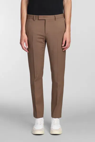 Pt Torino Pants In Brown Wool