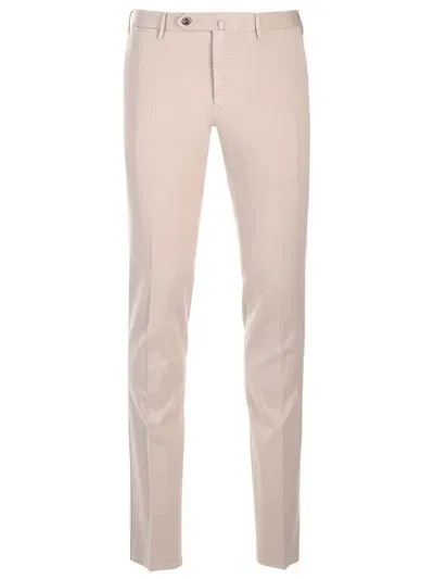 Pt Torino Pleat Detailed Tailored Trousers In Beige