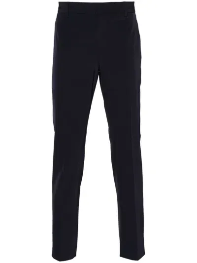 Pt Torino Pressed-crease Tailored Trousers In Blue