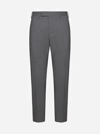 Pt Torino Rebel Stretch Wool Trousers In Non Definito