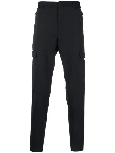 Pt Torino Slim-cut Cargo Trousers In Blue