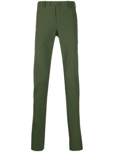 Pt Torino Slim-fit Chino Trousers In Grün