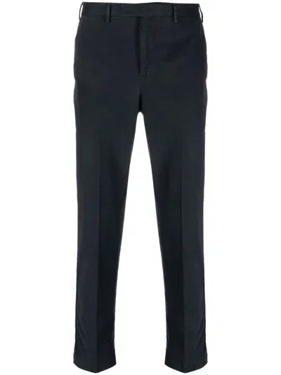 Pt Torino Straight-leg Modal-blend Trousers In Blue