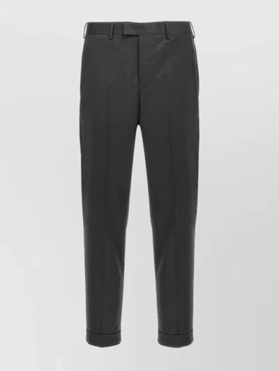 Pt Torino Tailored Trousers Sharp Finish In Grey