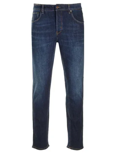 Pt Torino Tapered Jeans In Blue